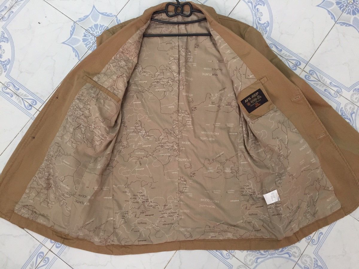 Japanese Brand Afs Jeep With Map Inner Outdoor Jacket Size US L / EU 52-54 / 3 - 13 Thumbnail