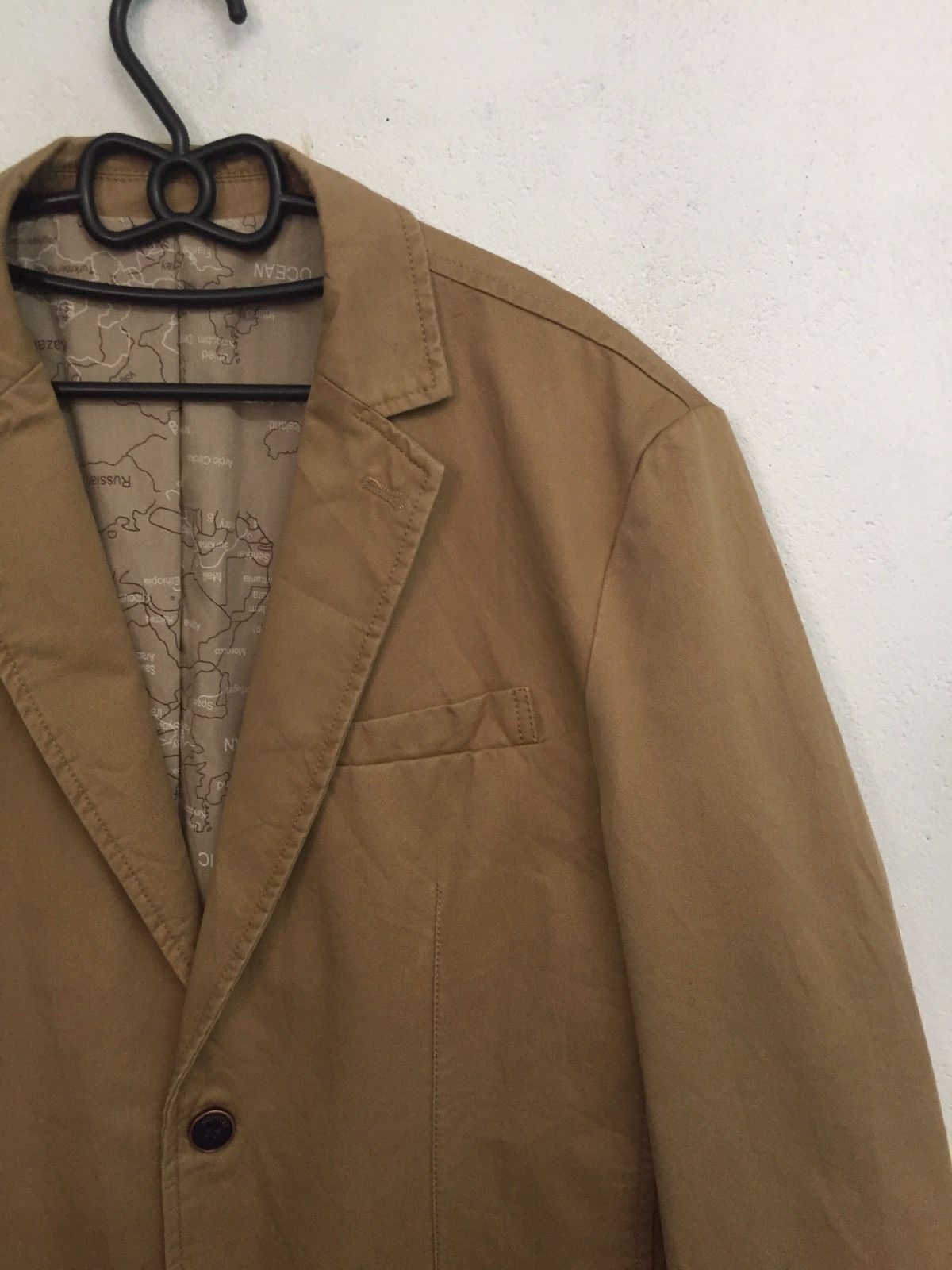 Japanese Brand Afs Jeep With Map Inner Outdoor Jacket Size US L / EU 52-54 / 3 - 3 Thumbnail