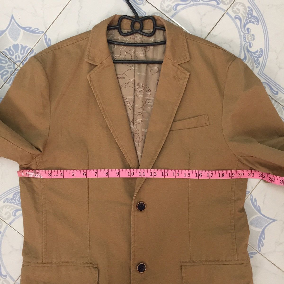 Japanese Brand Afs Jeep With Map Inner Outdoor Jacket Size US L / EU 52-54 / 3 - 19 Thumbnail