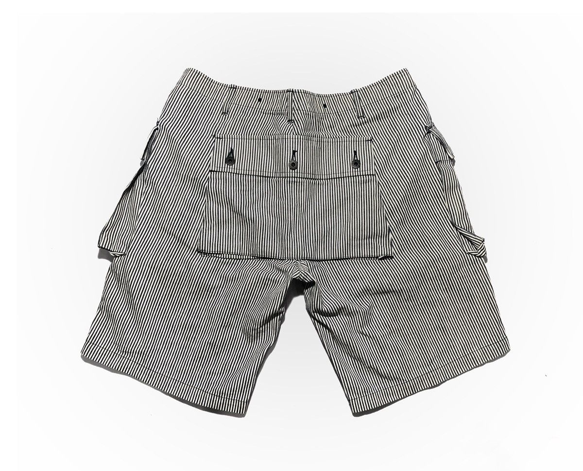 Bape Bape Monkey Cargo Hickory Stripe shorts Size US 34 / EU 50 - 3 Thumbnail