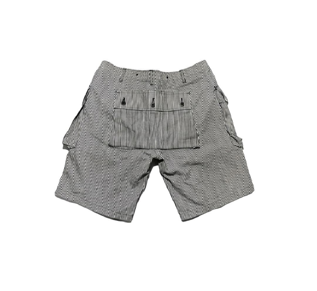 Bape Bape Monkey Cargo Hickory Stripe shorts Size US 34 / EU 50 - 2 Thumbnail