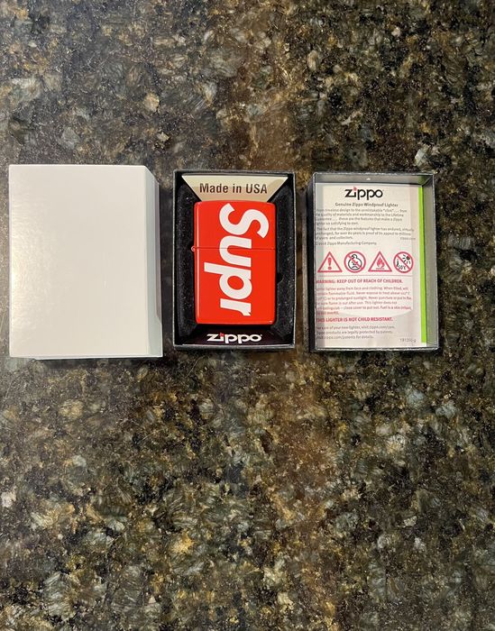 Supreme Supreme Logo Zippo Lighter SS21 | Grailed