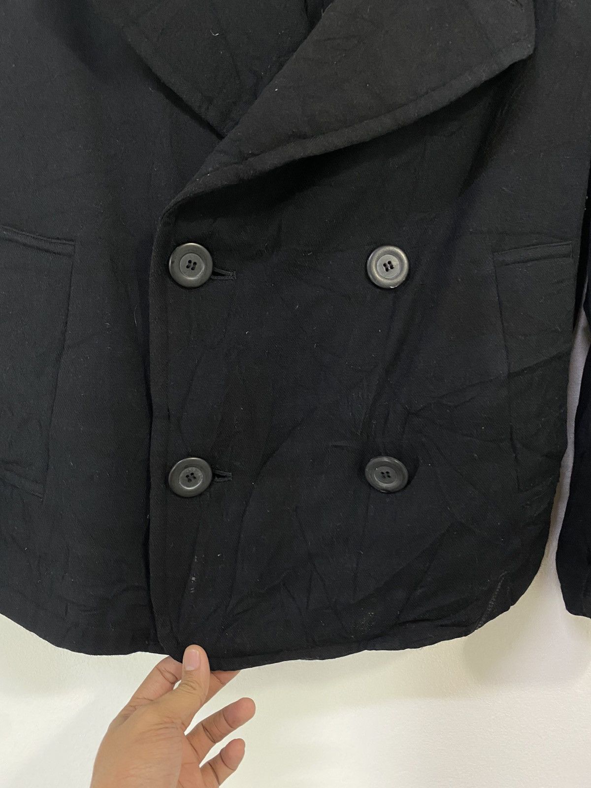 Limi Feu Limi Feu Wool Jacket Double Breast Design yohji Yamamoto Size US S / EU 44-46 / 1 - 4 Thumbnail