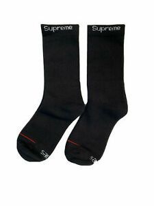 Supreme X Maison Margiela MM6 Hanes Black Crew Socks