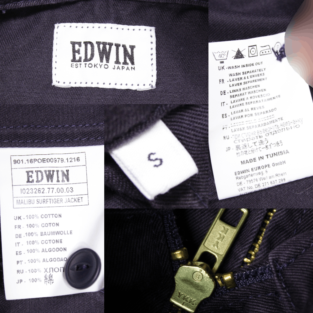 Edwin Malibu Surftiger Faded Jacket Size US S / EU 44-46 / 1 - 11 Thumbnail