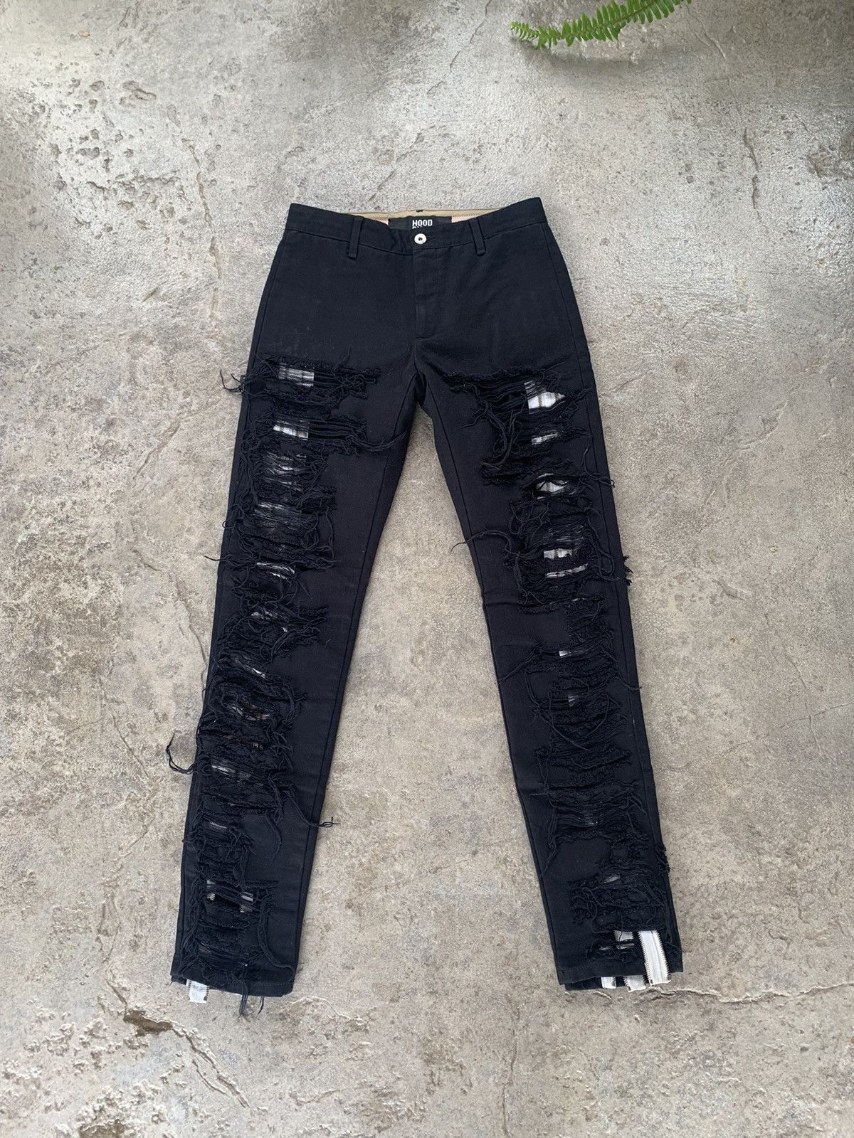 Hood By Air Distressed zipper jean Size US 28 / EU 44 - 1 Thumbnail