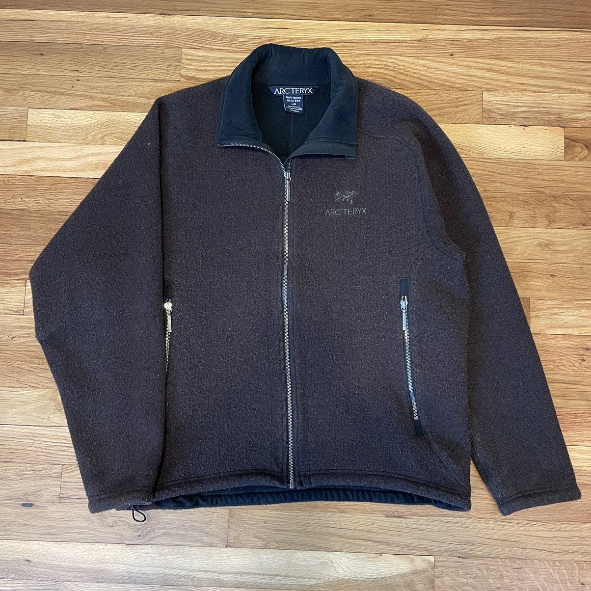 Vintage on sale arcteryx wool zip jacket