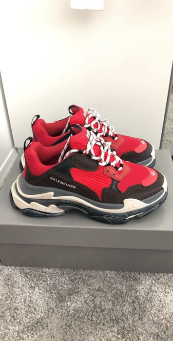 Triple s rouge hot sale