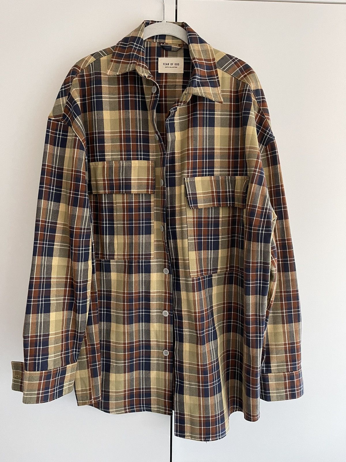 fear of god 6th plaid flannel shirtネルシャツ