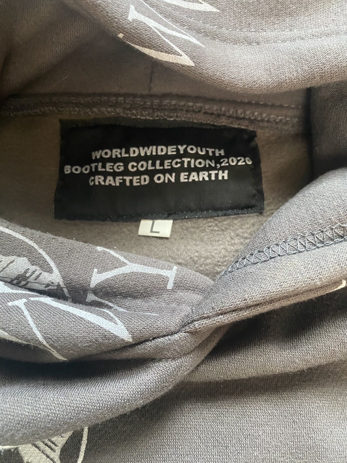 Worldwide Youth WWY All Over Hoodie- Grey Size US L / EU 52-54 / 3 - 2 Thumbnail