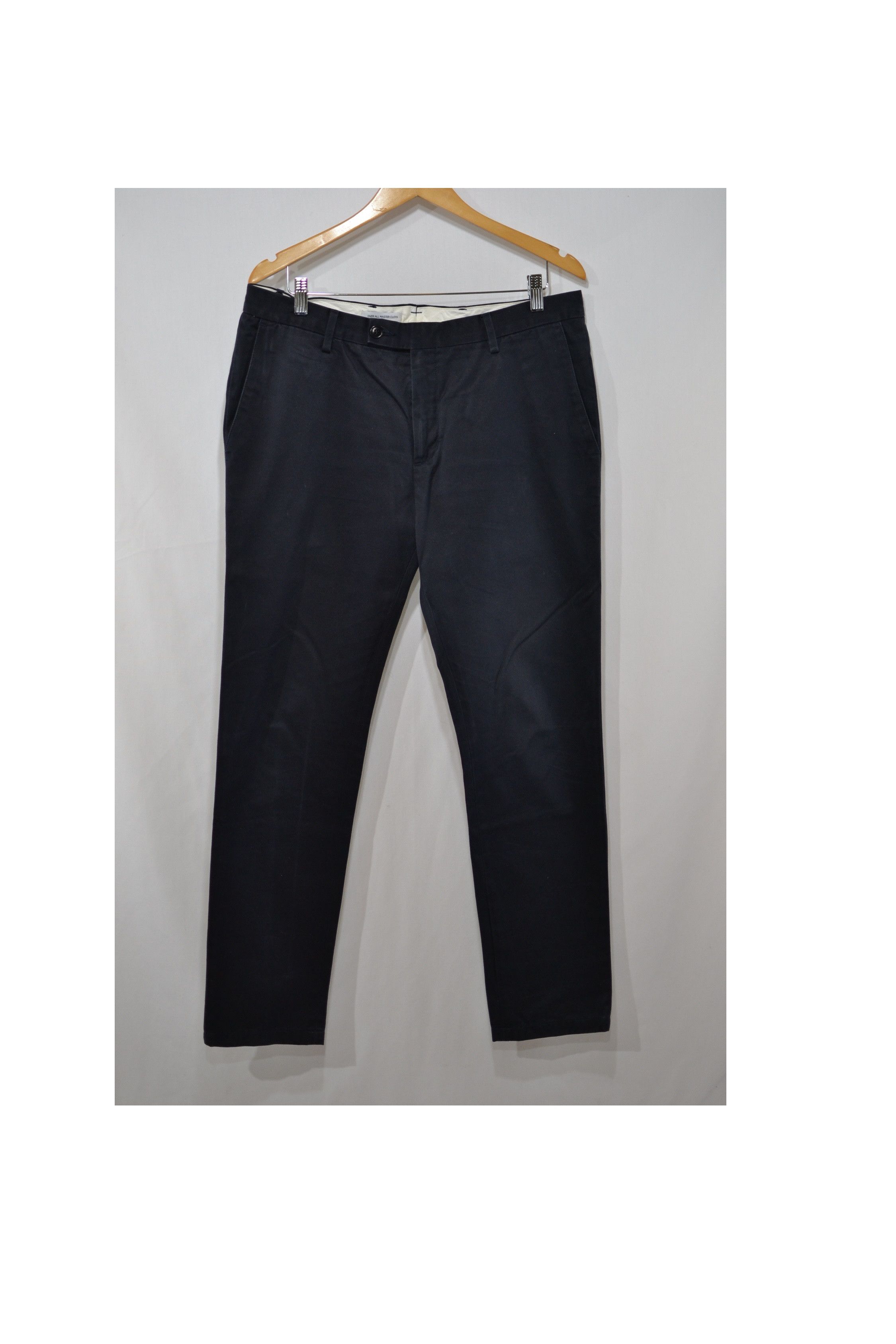 image of Oamc Rigid Cotton Local Pant Twill Blue Chino 36, Men's