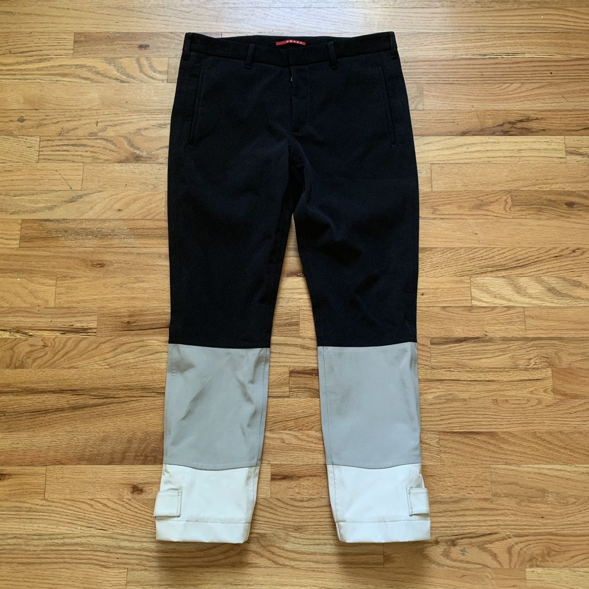 Prada FW2007 Sample Tri-Colorblock Pants Size US 30 / EU 46 - 1 Thumbnail
