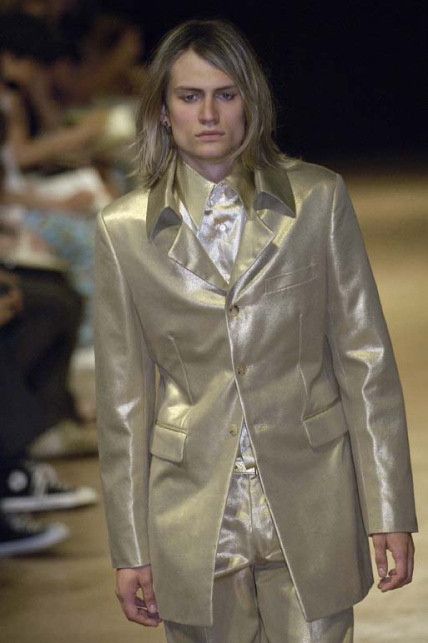Comme des Garcons Homme Plus 2007 SS "golden" wool coat Size US S / EU 44-46 / 1 - 9 Thumbnail