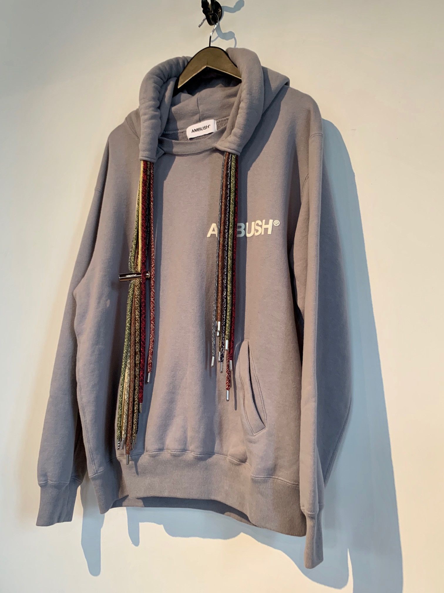 Ambush Design Ambush Grey Multiple String Tie Hoodie Size US L / EU 52-54 / 3 - 3 Thumbnail