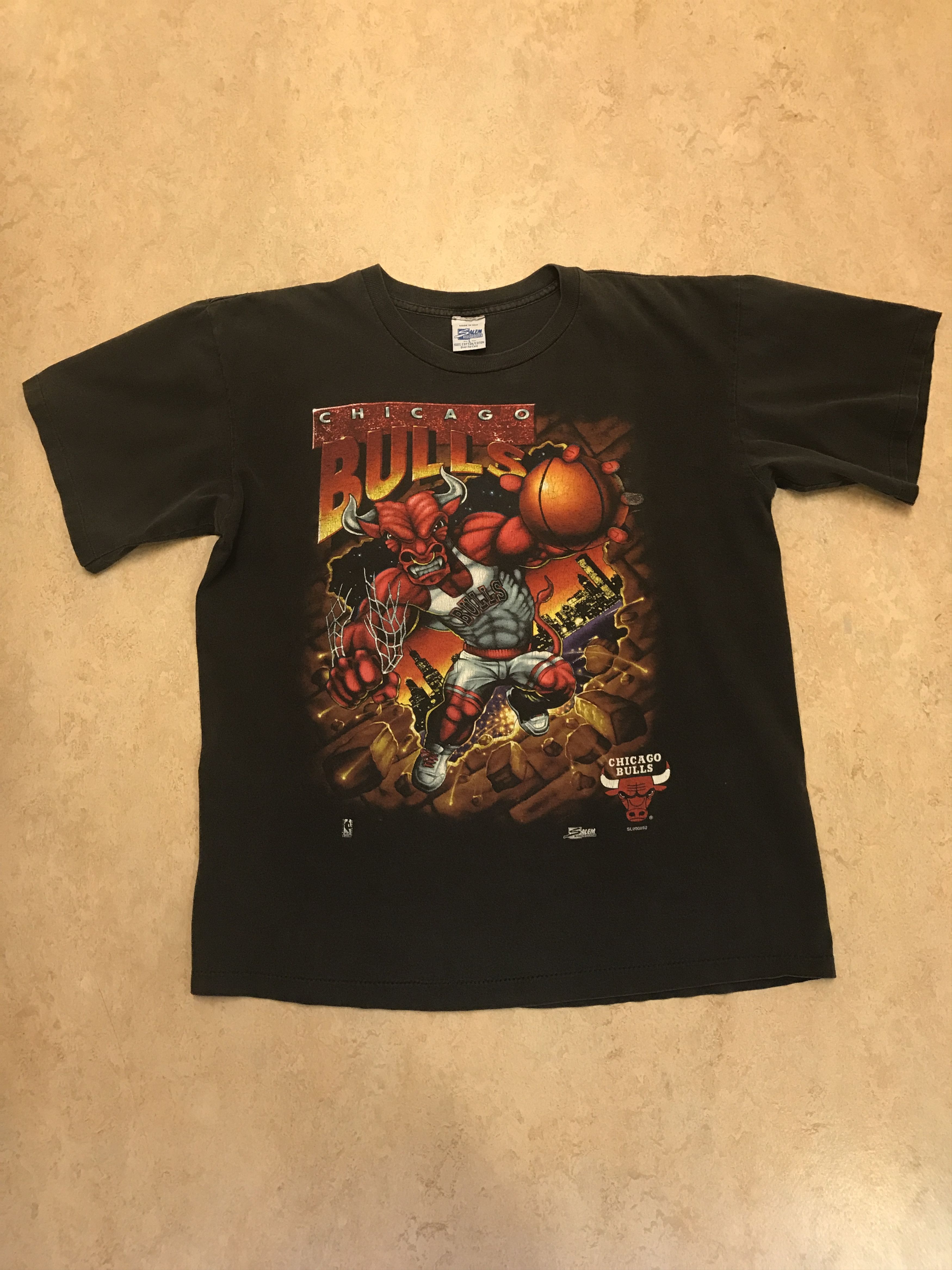 Vintage Vintage 90s Chicago Bulls T-shirt, Grailed