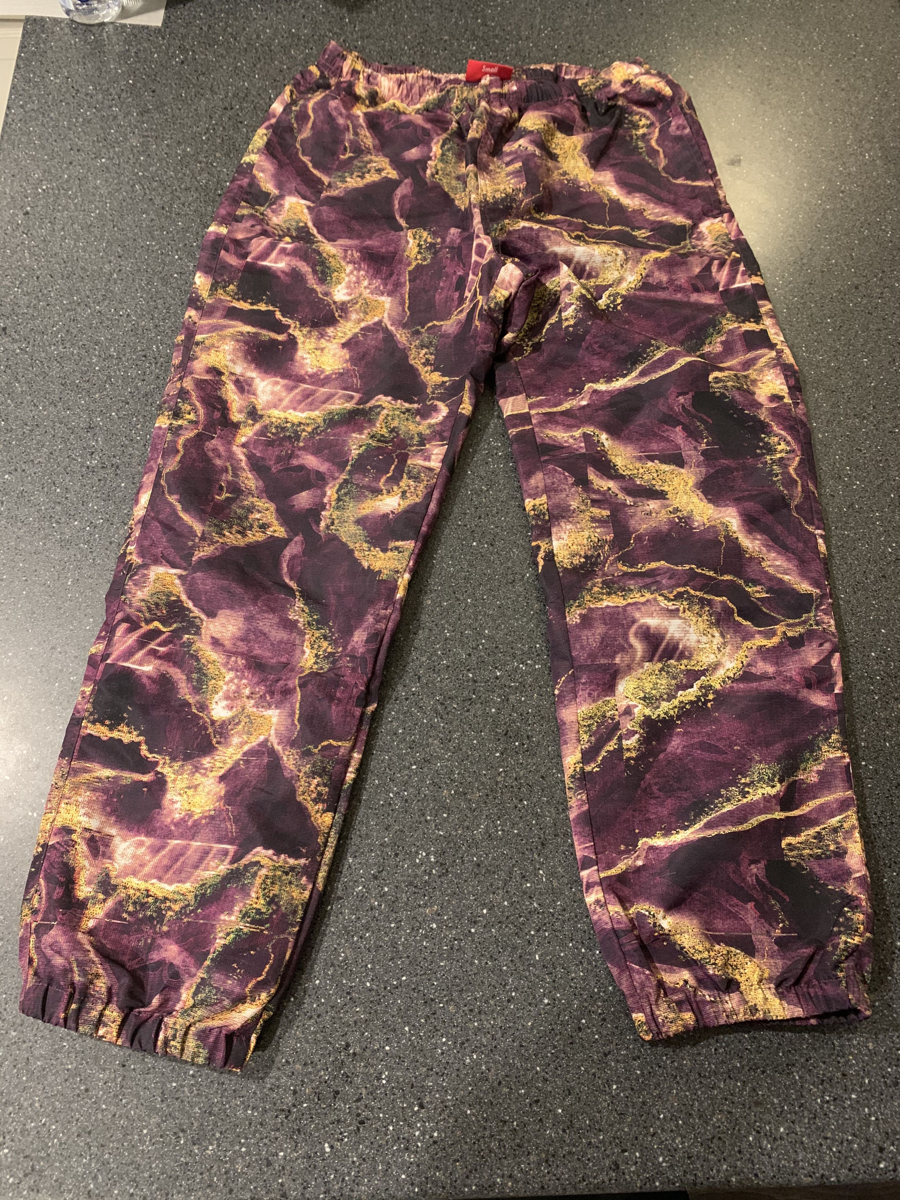 Supreme Supreme Marble Track Pant (Purple) | Grailed