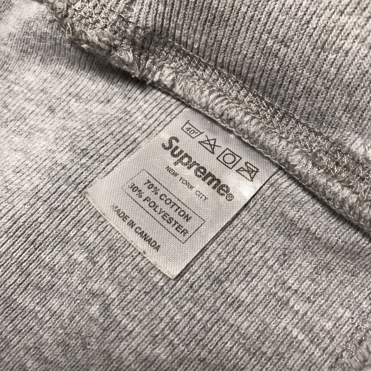 Supreme Supreme 2003 Silver on Grey Crewneck Box Logo Size L | Grailed