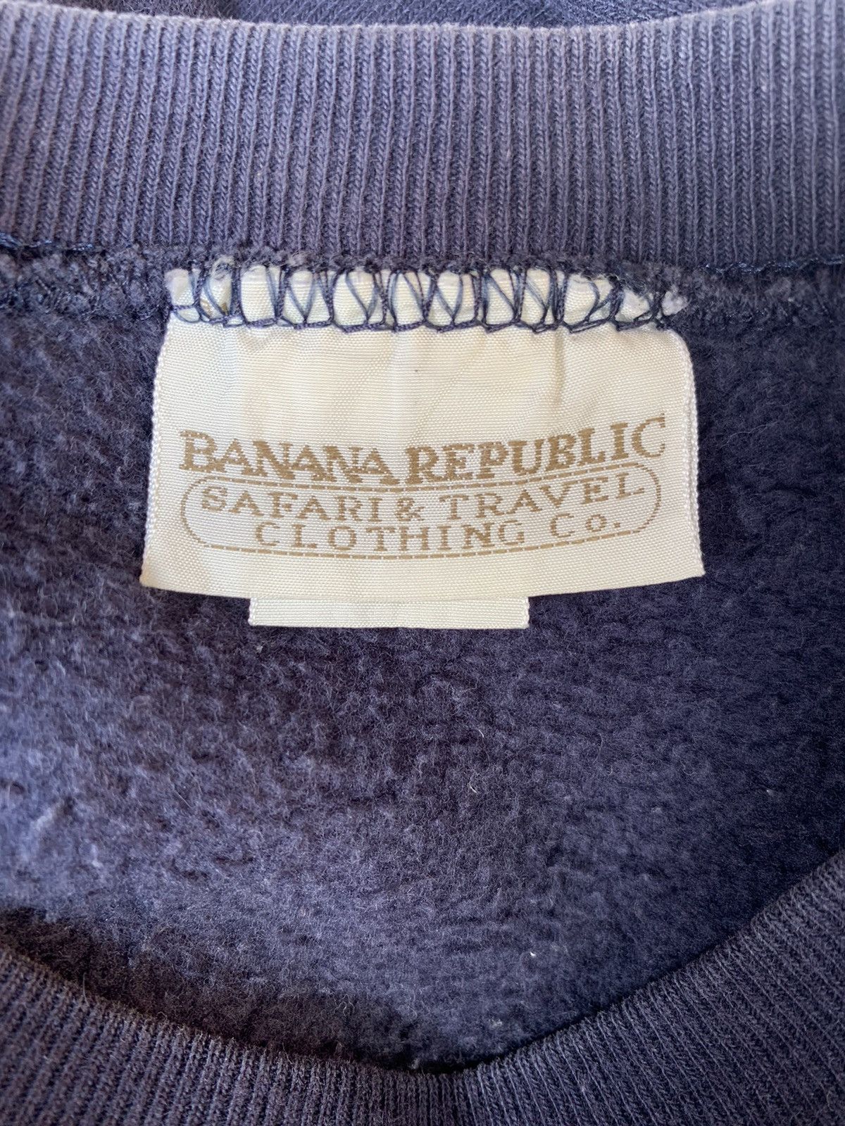 Banana Republic Vintage 90s Banana Republic Sweatshirt/Size M/Dark Blue. Size US M / EU 48-50 / 2 - 4 Thumbnail