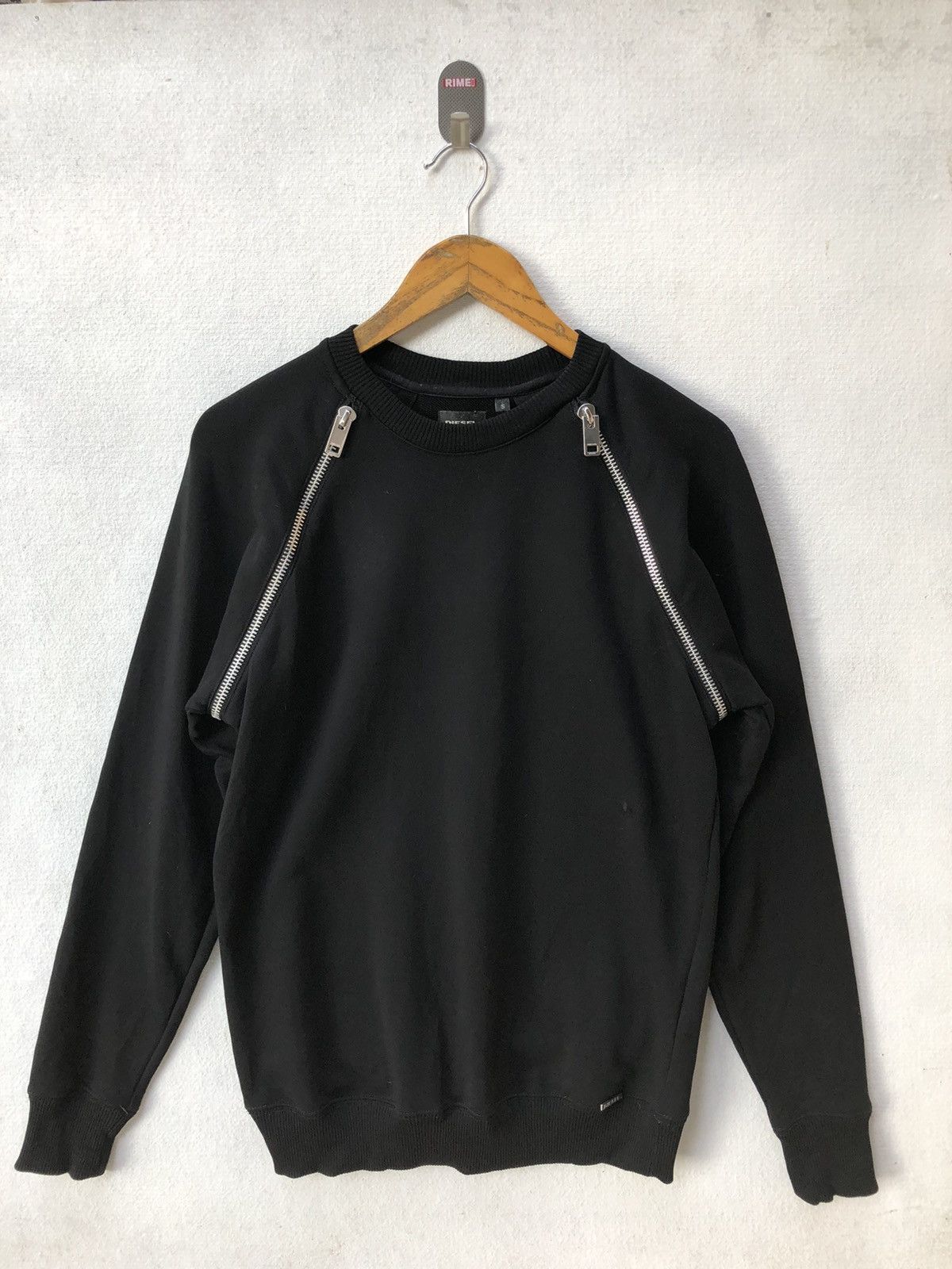 Diesel Rare Diesel Long Zipper Sweatshirt Size US S / EU 44-46 / 1 - 1 Thumbnail