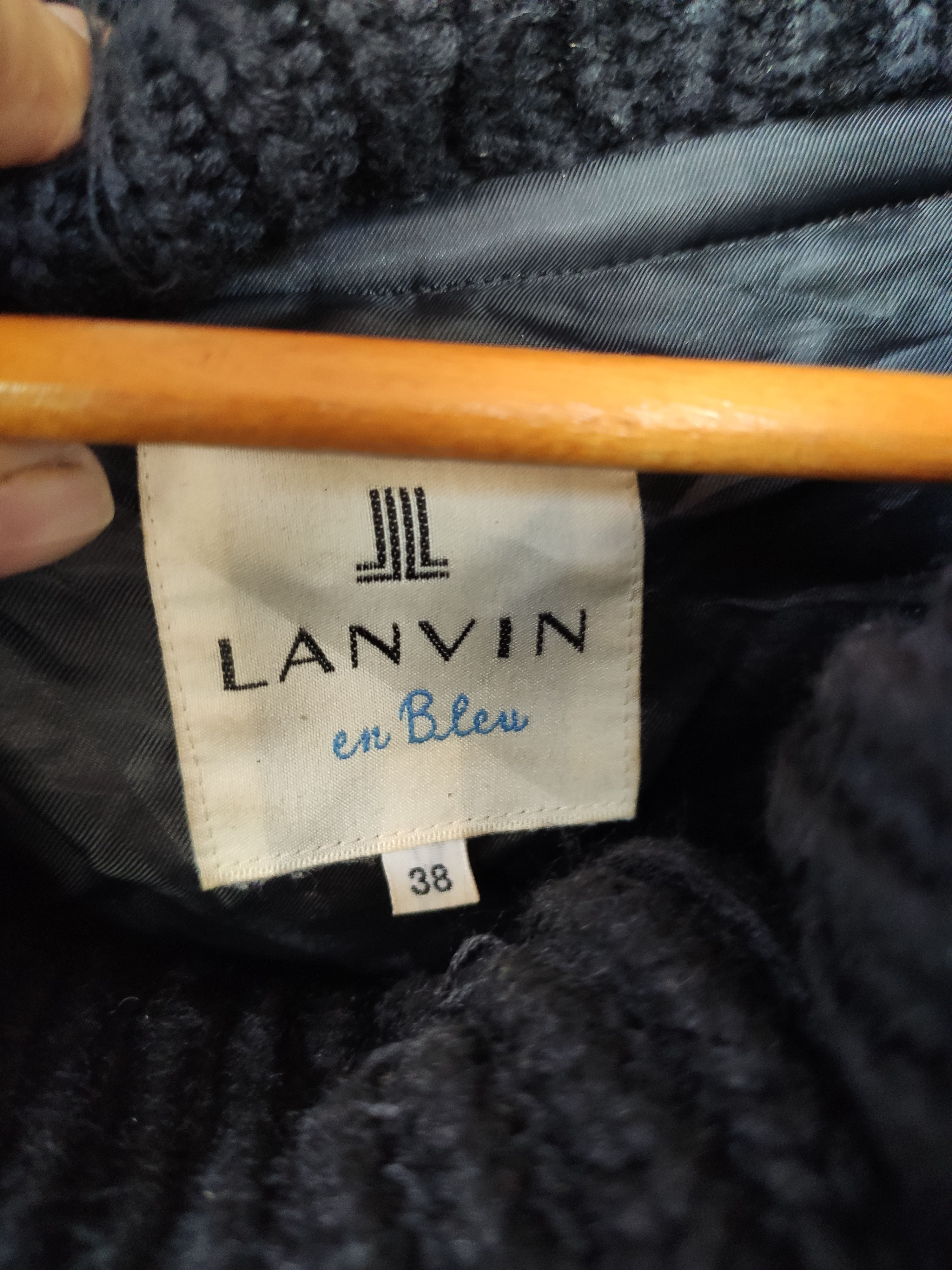 Lanvin Lanvin en Blue wool jacket cardigan kimono Size US M / EU 48-50 / 2 - 5 Thumbnail