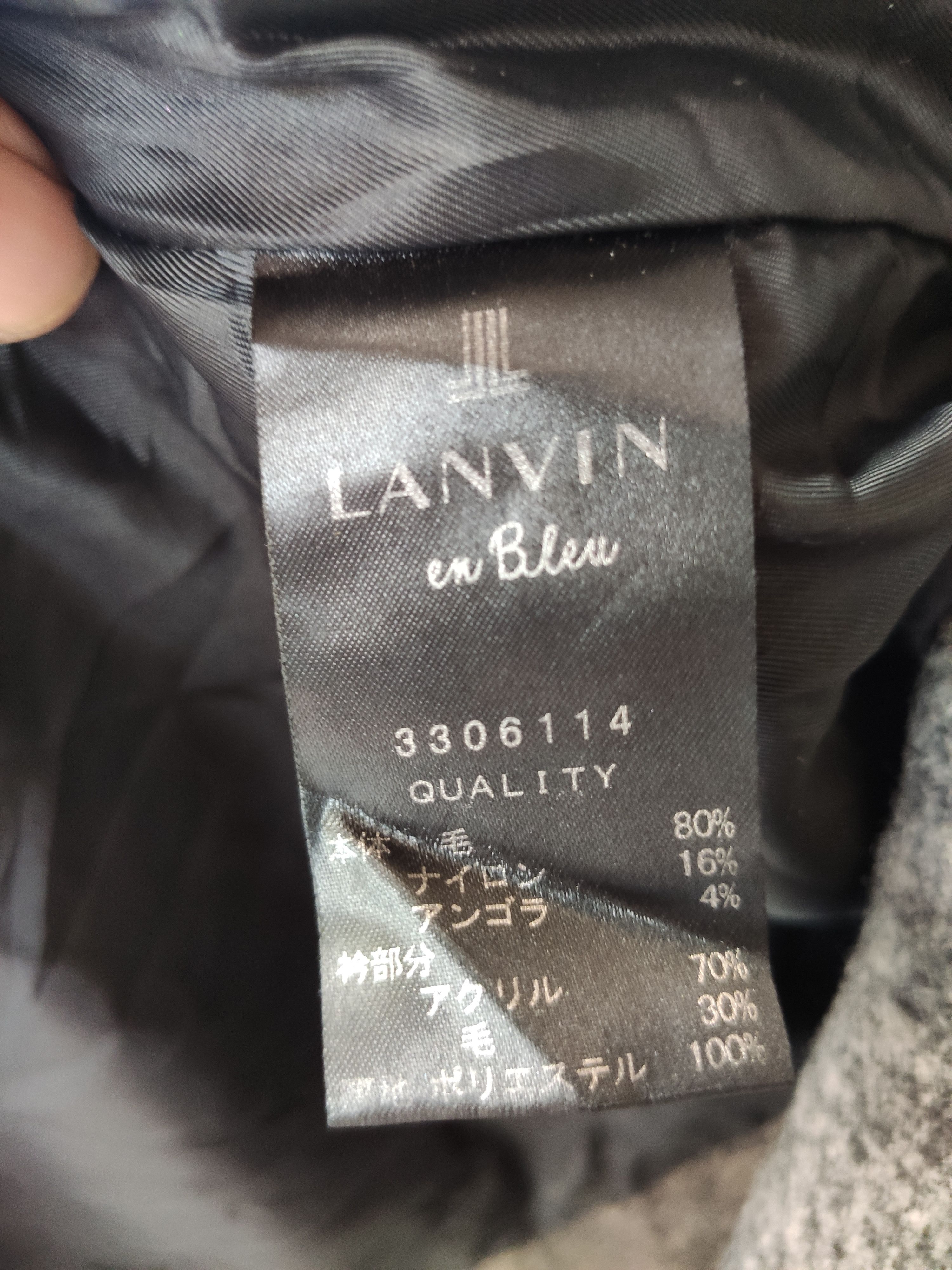 Lanvin Lanvin en Blue wool jacket cardigan kimono Size US M / EU 48-50 / 2 - 6 Thumbnail