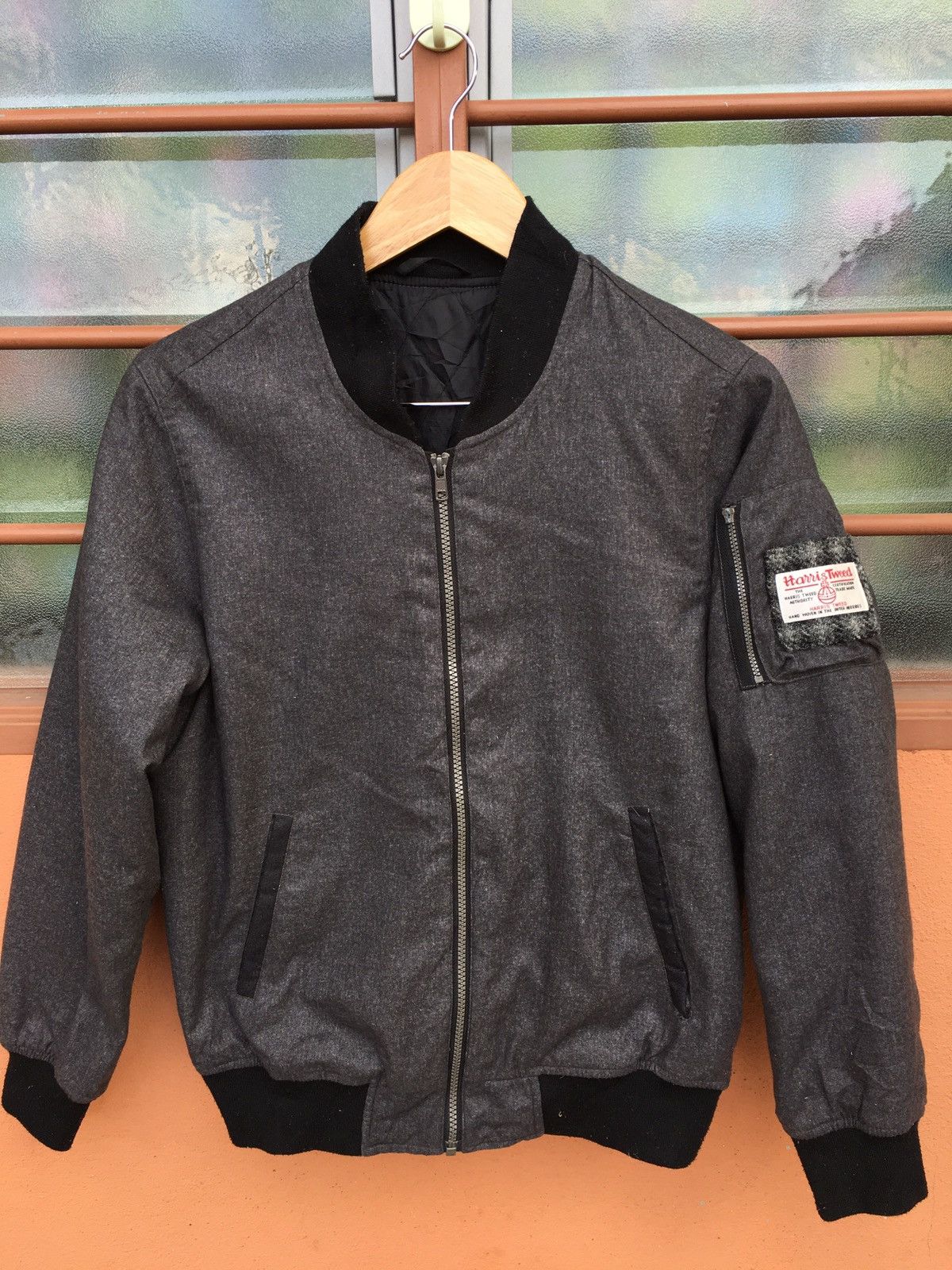 HARRIS TWEED BOMBER JACKET