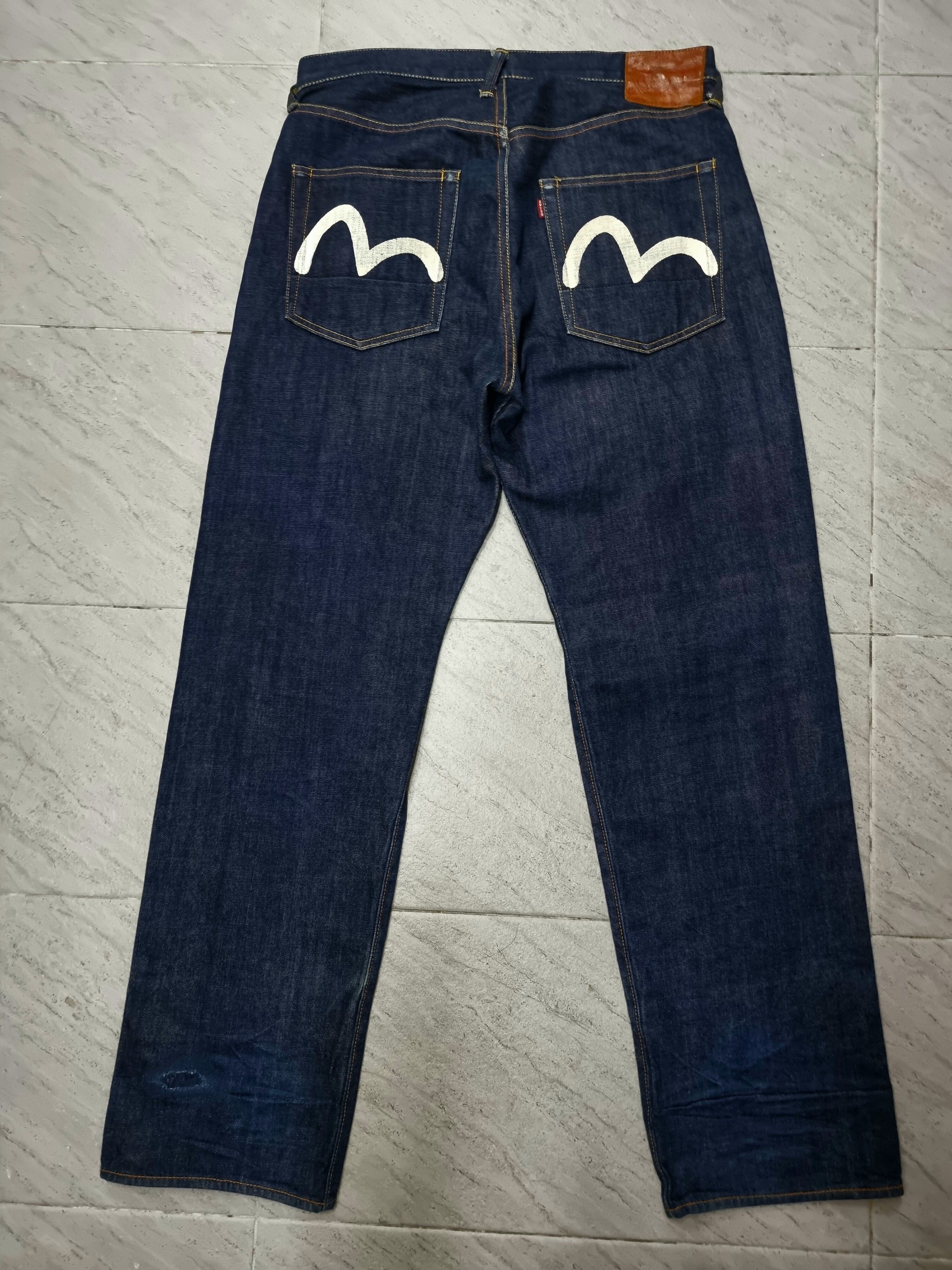 Vintage Evisu No 2 Evis Size 35x35 Jeans Japan levis adidas north 