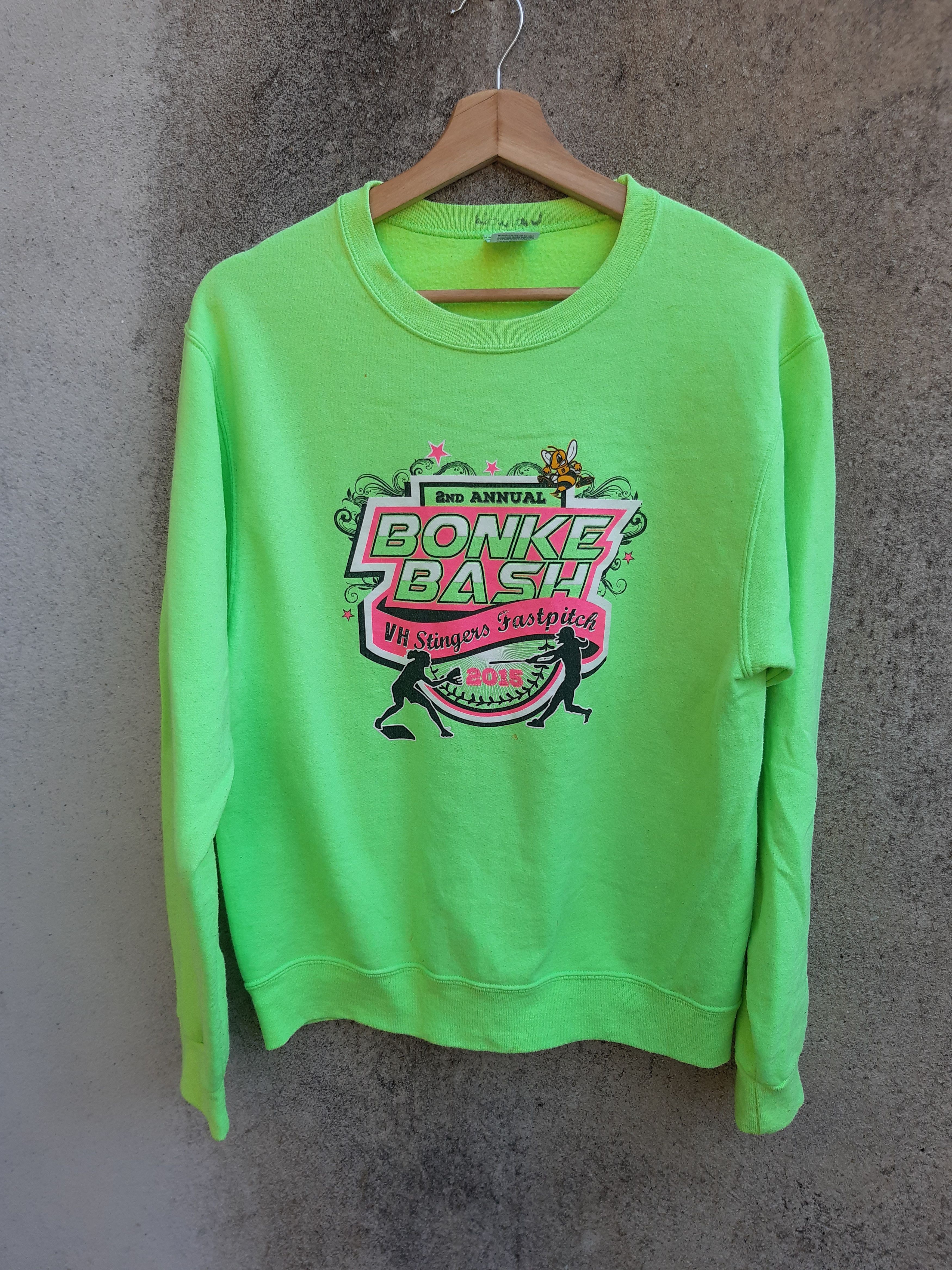 Vintage Sweatshirt 2ad annual BONKE BASH big logo Size US S / EU 44-46 / 1 - 1 Preview