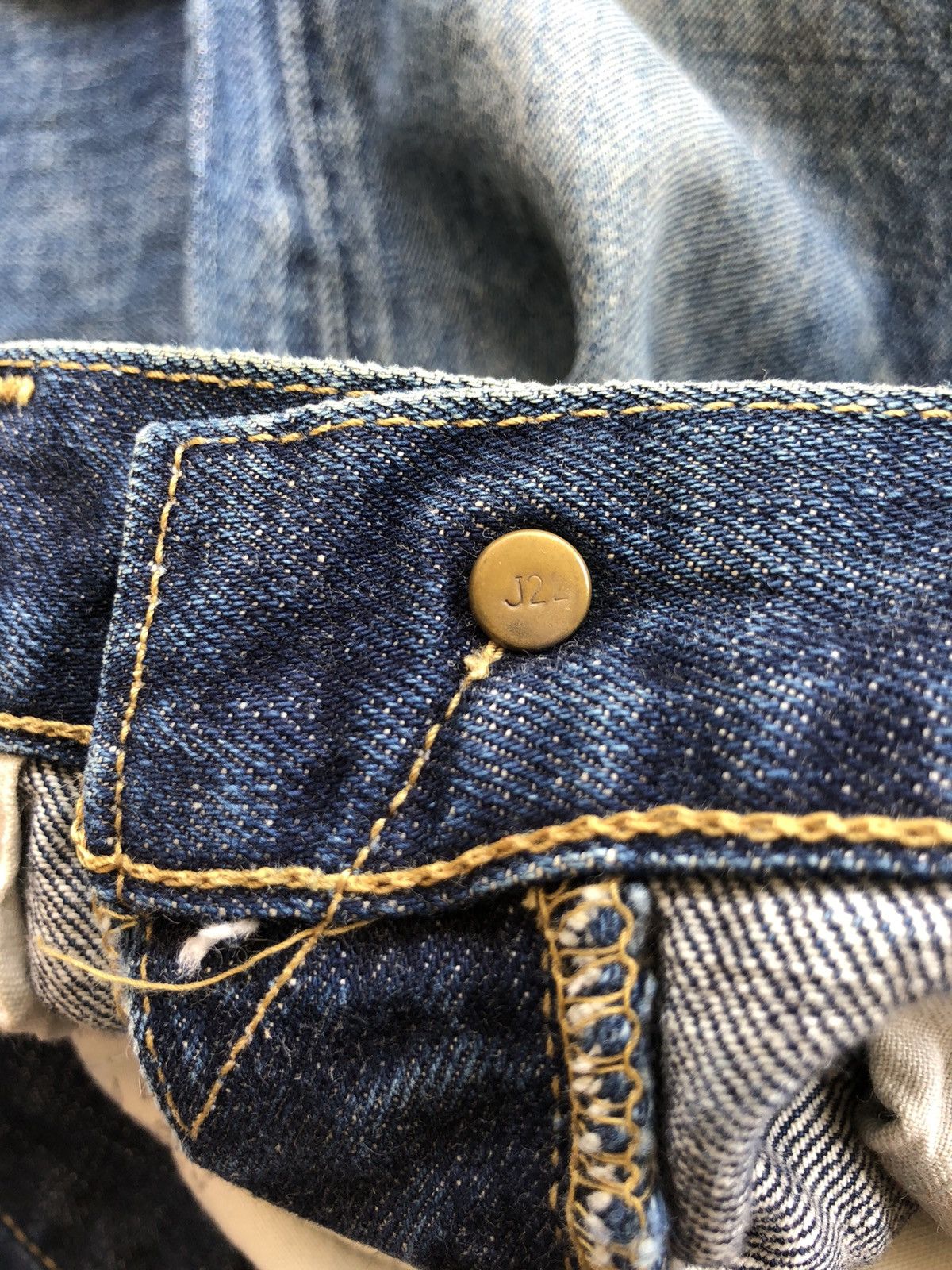 Levi's Vintage Clothing Vintage 1950 LVC 503B Repro Leather Patch Selvedge Denim Size US 30 / EU 46 - 10 Thumbnail