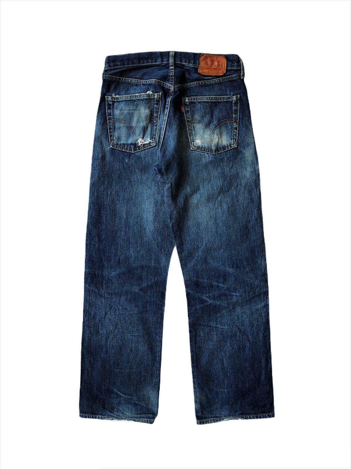 Levi's Vintage Clothing Vintage 1950 LVC 503B Repro Leather Patch Selvedge Denim Size US 30 / EU 46 - 3 Thumbnail