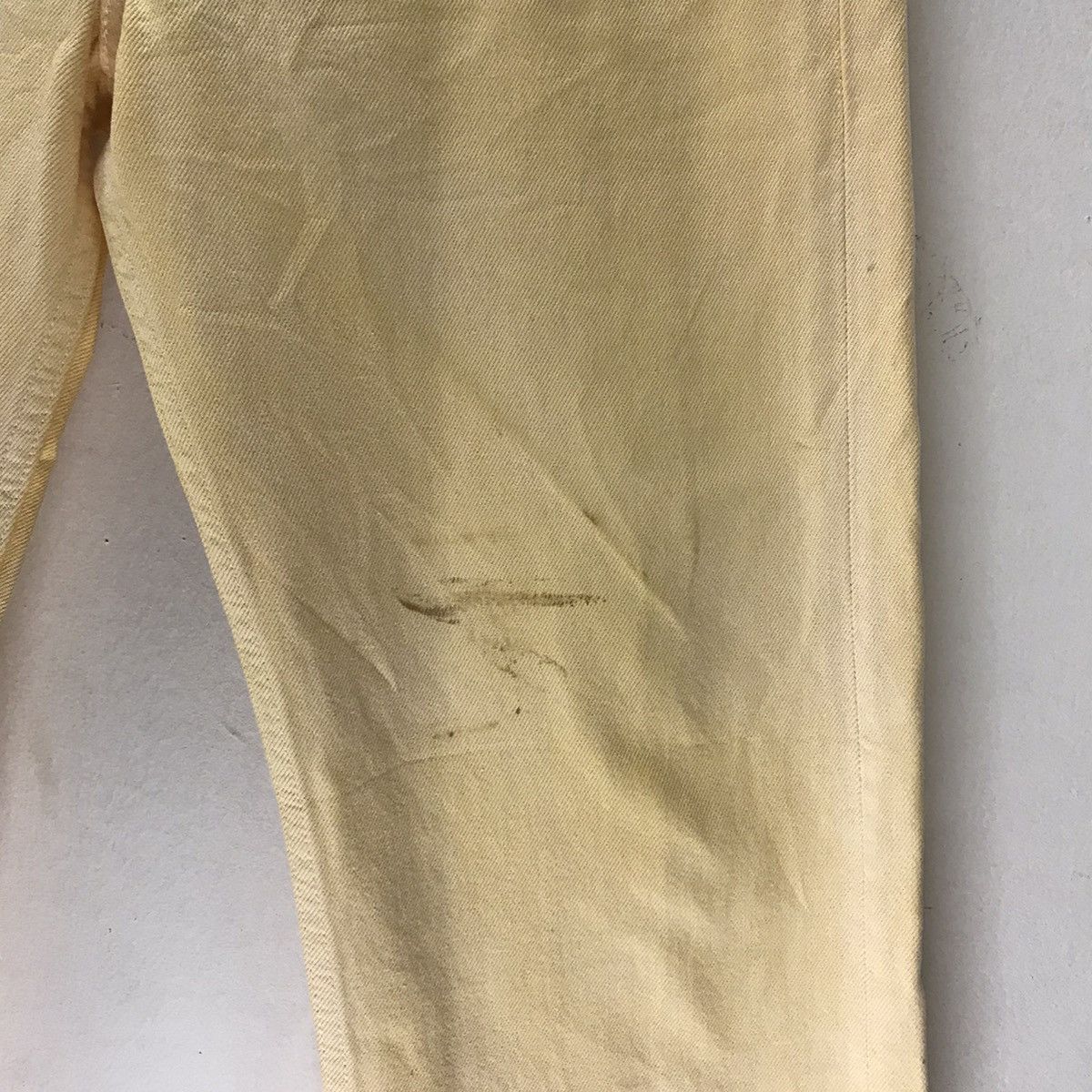 Levi's Vintage 90s Levis 501 Yellow Dye Jeand Size US 33 - 8 Thumbnail