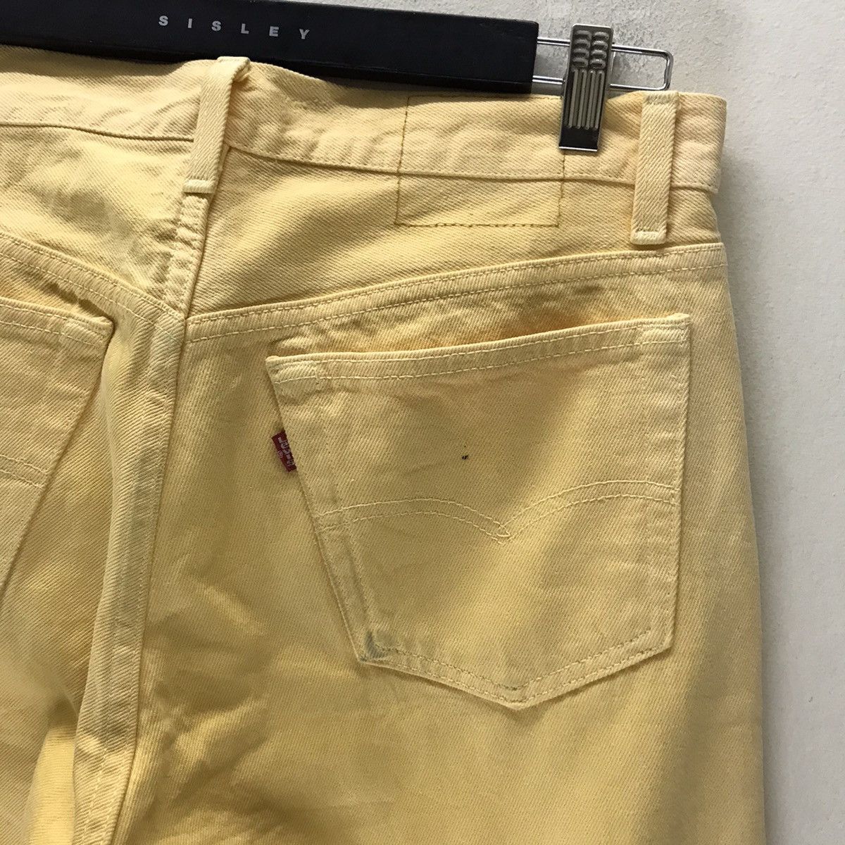 Levi's Vintage 90s Levis 501 Yellow Dye Jeand Size US 33 - 13 Thumbnail