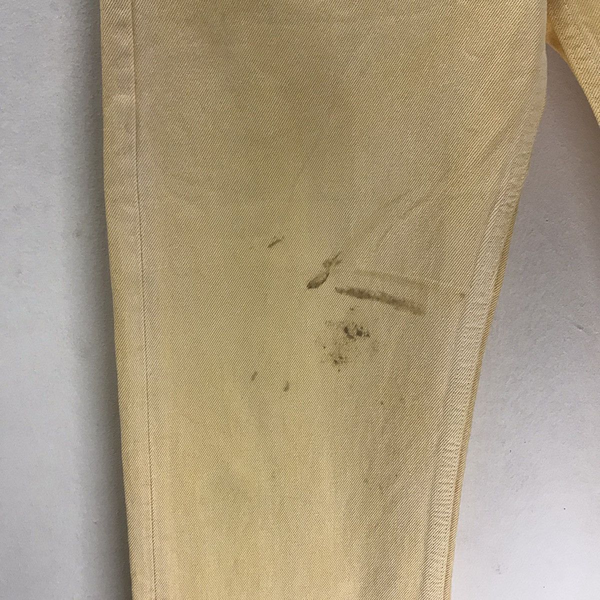 Levi's Vintage 90s Levis 501 Yellow Dye Jeand Size US 33 - 7 Thumbnail