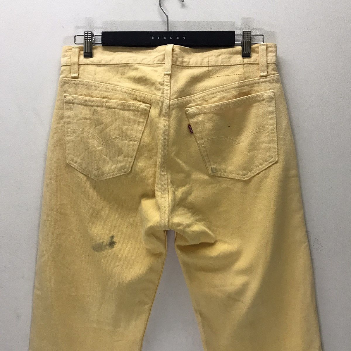 Levi's Vintage 90s Levis 501 Yellow Dye Jeand Size US 33 - 11 Thumbnail