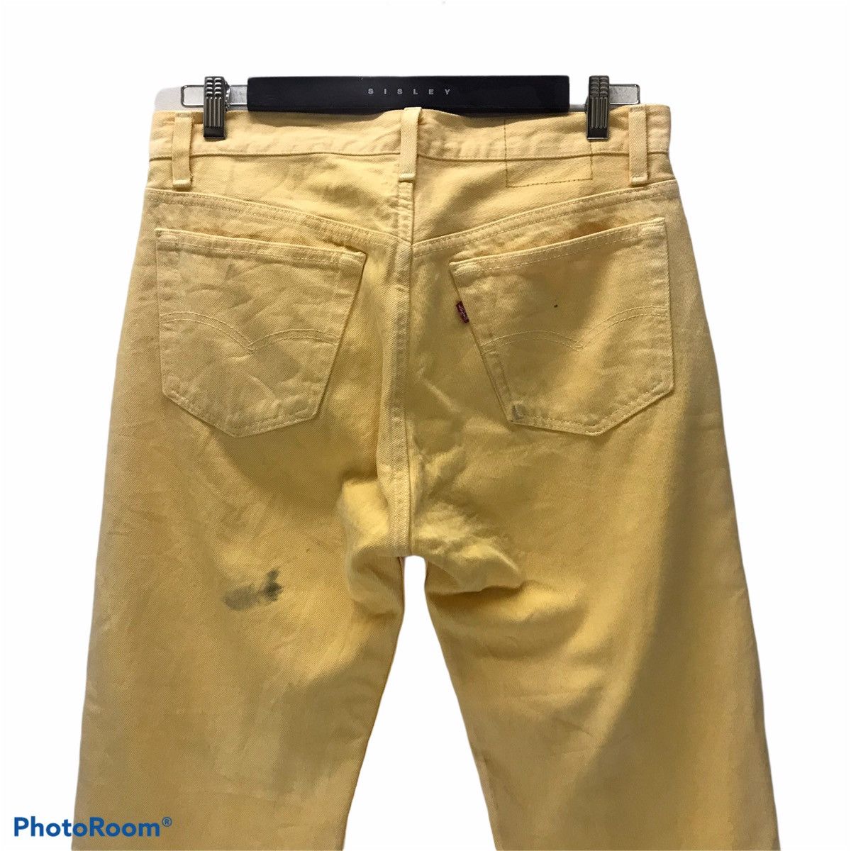 Levi's Vintage 90s Levis 501 Yellow Dye Jeand Size US 33 - 2 Thumbnail