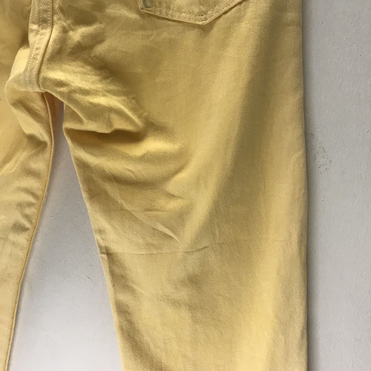 Levi's Vintage 90s Levis 501 Yellow Dye Jeand Size US 33 - 15 Thumbnail