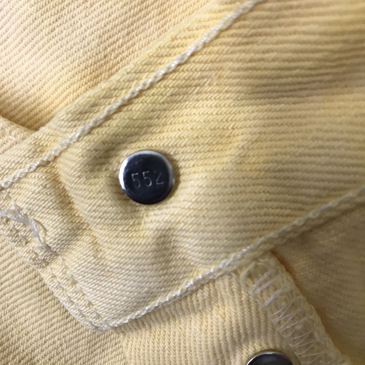 Levi's Vintage 90s Levis 501 Yellow Dye Jeand Size US 33 - 19 Thumbnail