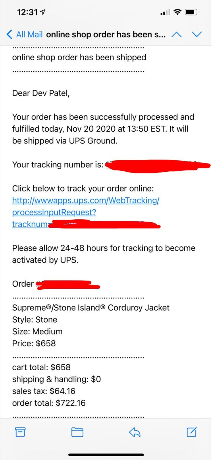 Supreme Supreme x stone island Corduroy Jacket | Grailed