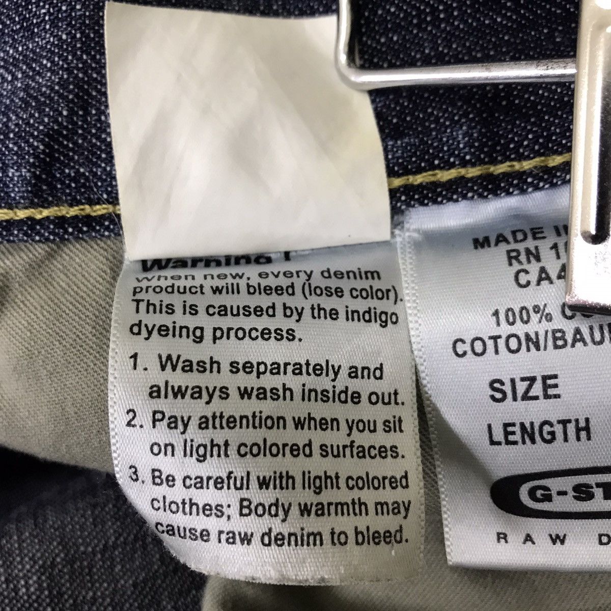 G-Star Vintage G Star Raw Biker Denim Spellout Embroidery Size US 32 / EU 48 - 17 Thumbnail