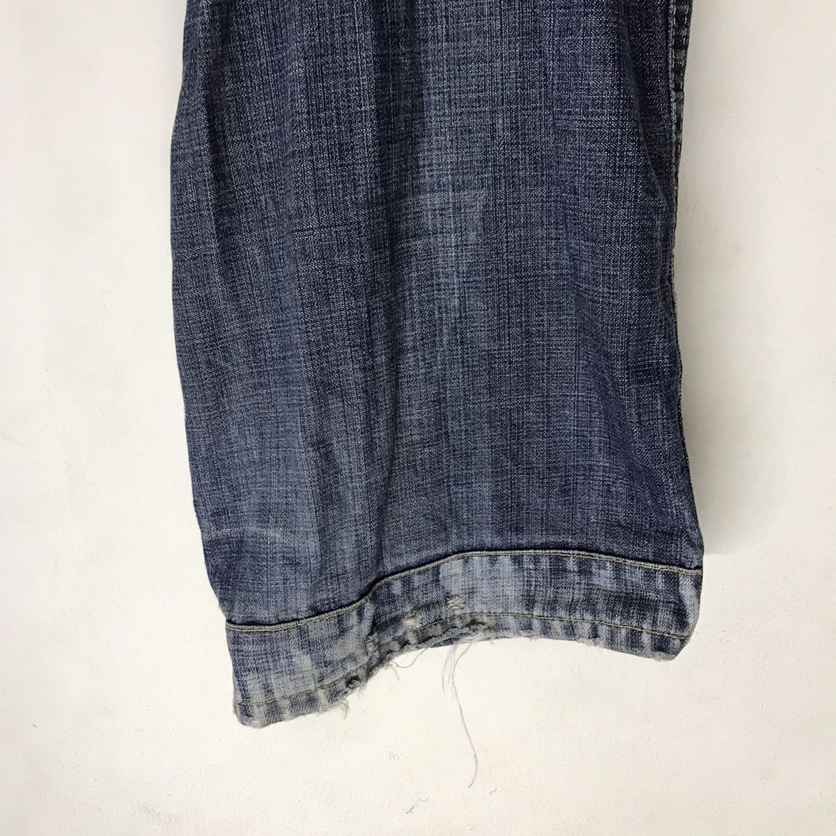 G-Star Vintage G Star Raw Biker Denim Spellout Embroidery Size US 32 / EU 48 - 13 Thumbnail