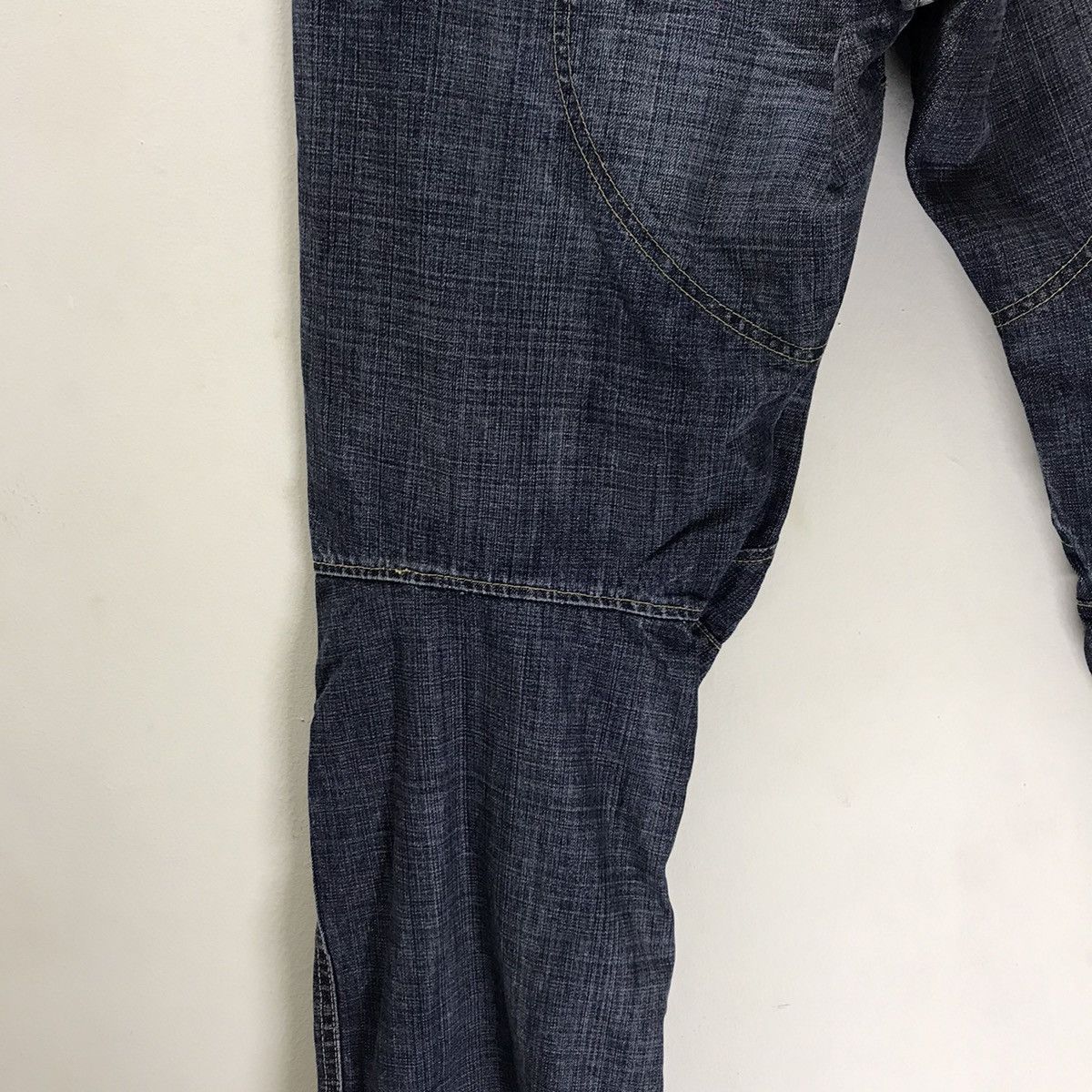 G-Star Vintage G Star Raw Biker Denim Spellout Embroidery Size US 32 / EU 48 - 10 Thumbnail