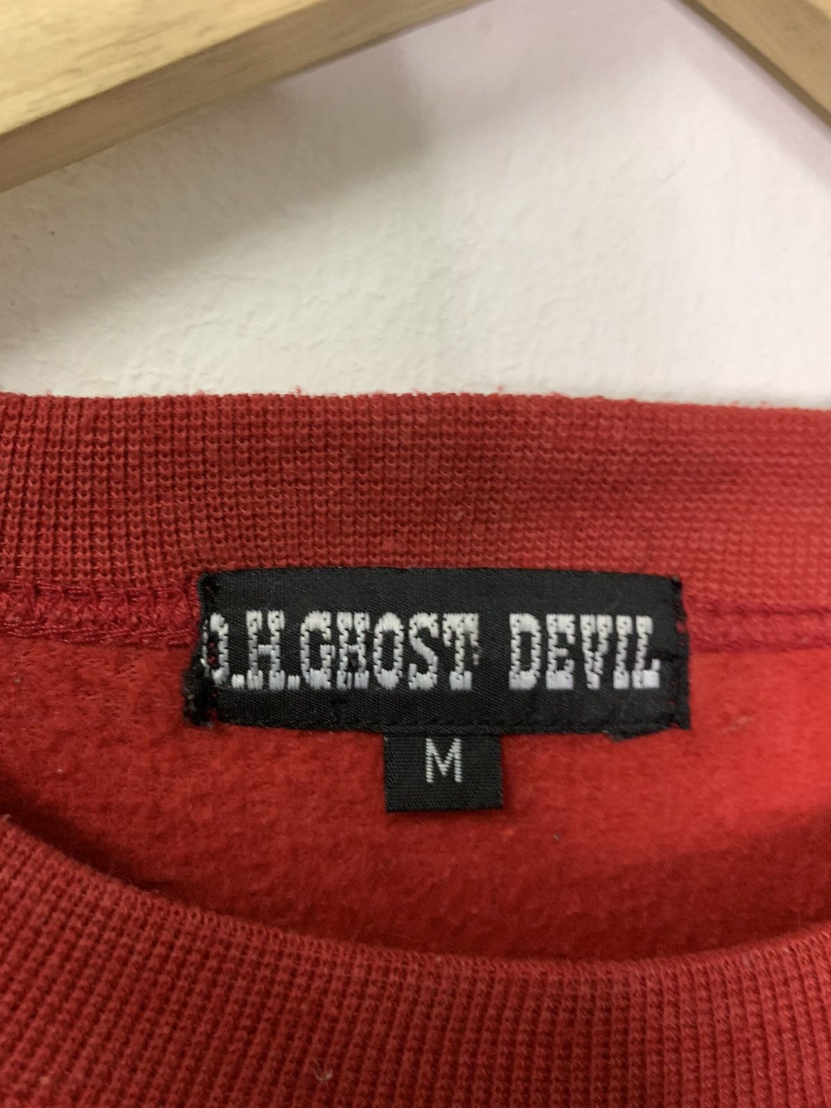 Japanese Brand × Vintage Vintage Sweatshirt One Horn Ghost Devil Size US L / EU 52-54 / 3 - 6 Thumbnail