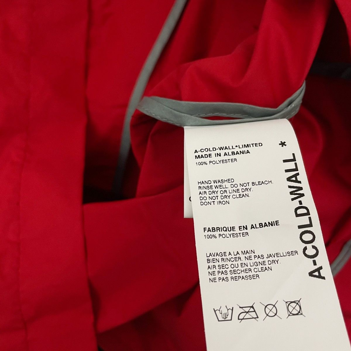A-COLD-WALL* 19ss Multi Panel Long Jacket in Red Size US L / EU 52-54 / 3 - 7 Thumbnail
