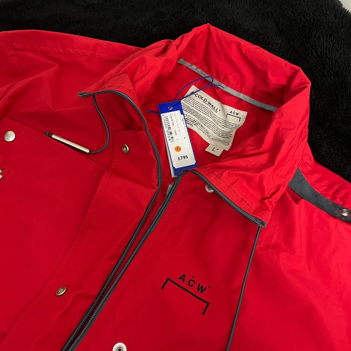 A-COLD-WALL* 19ss Multi Panel Long Jacket in Red Size US L / EU 52-54 / 3 - 2 Thumbnail