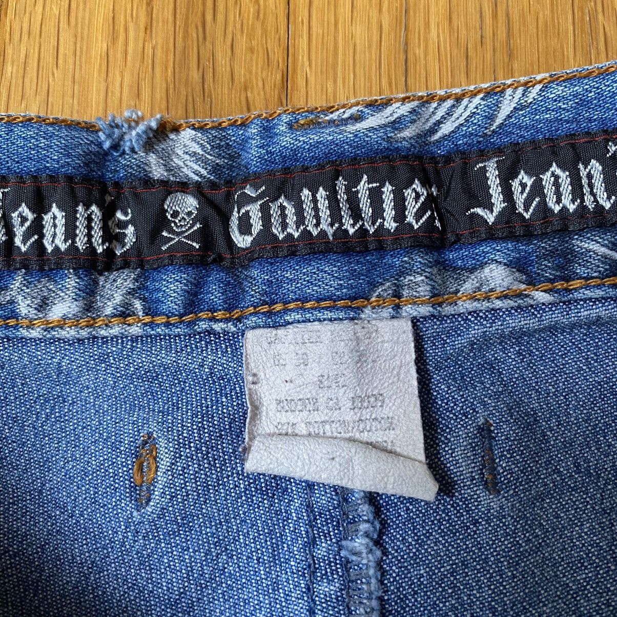Jean Paul Gaultier 90s archival jean paul gaultier tribal tattoo jeans Size US 28 / EU 44 - 5 Thumbnail