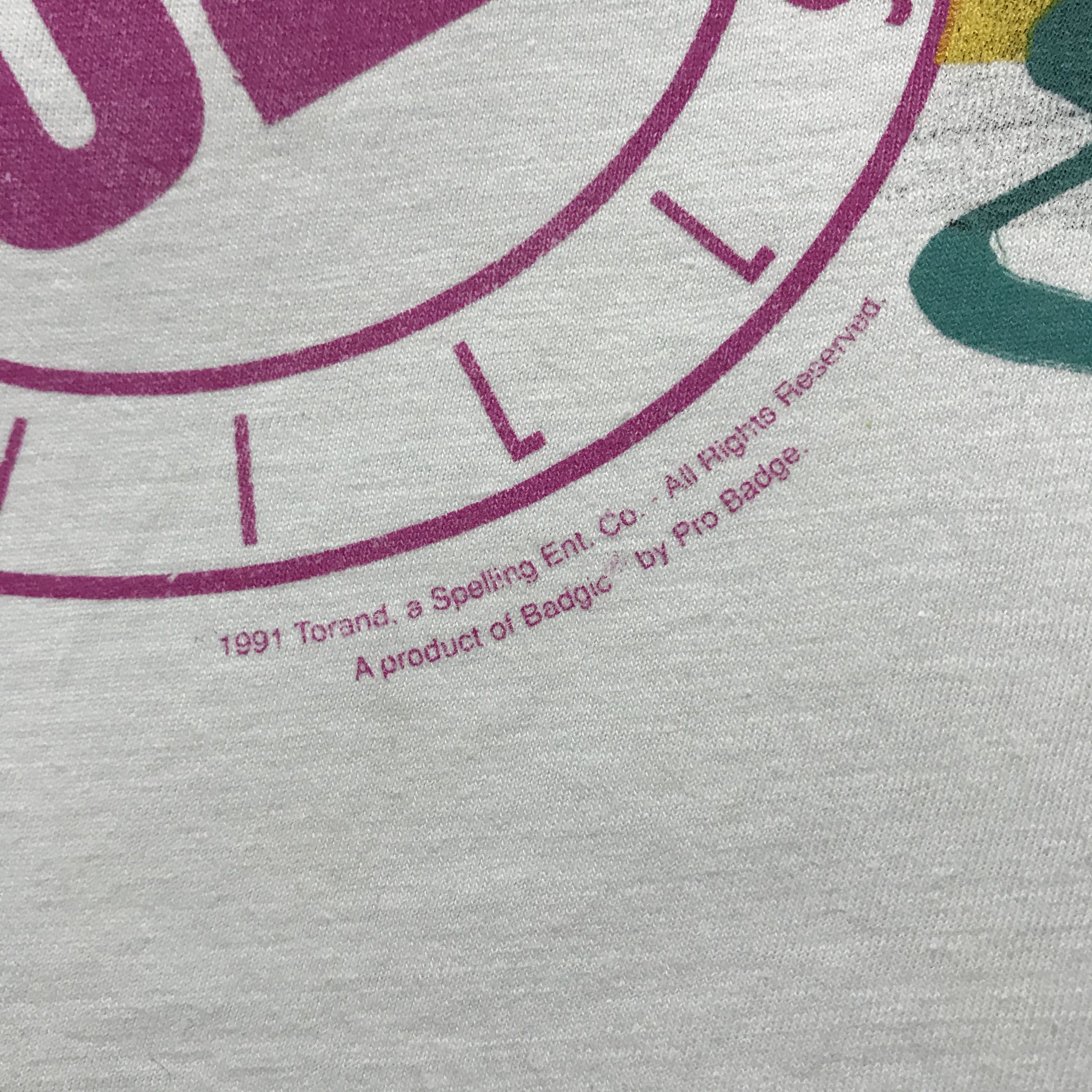 Vintage 90210 BEVERLY HILLS 1991 Vintage 90s T-Shirt Movie Tee Rare Size US XL / EU 56 / 4 - 6 Thumbnail