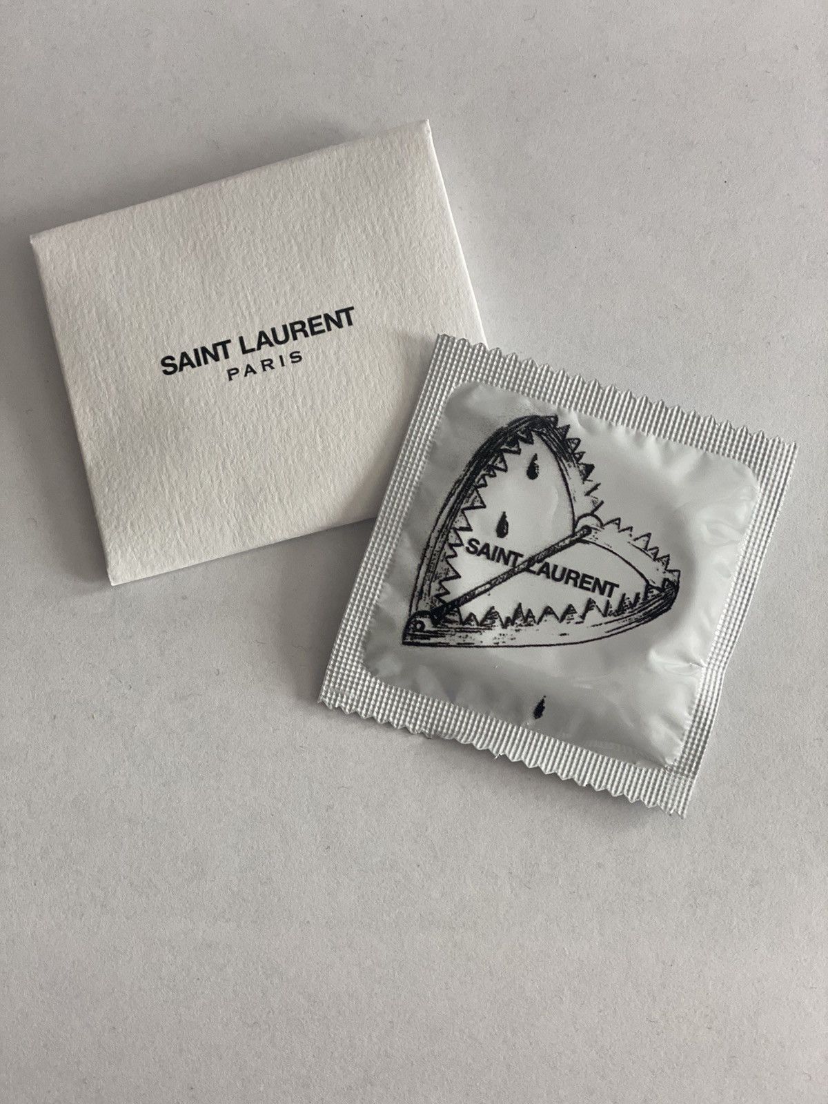 Saint Laurent Condom with Sleeve