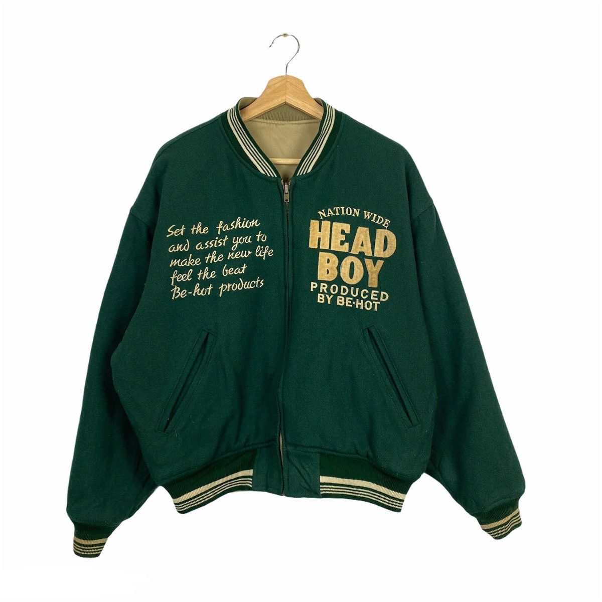 Japanese Brand Head Boy Reverseble Bomber Jacket Size US L / EU 52-54 / 3 - 2 Thumbnail
