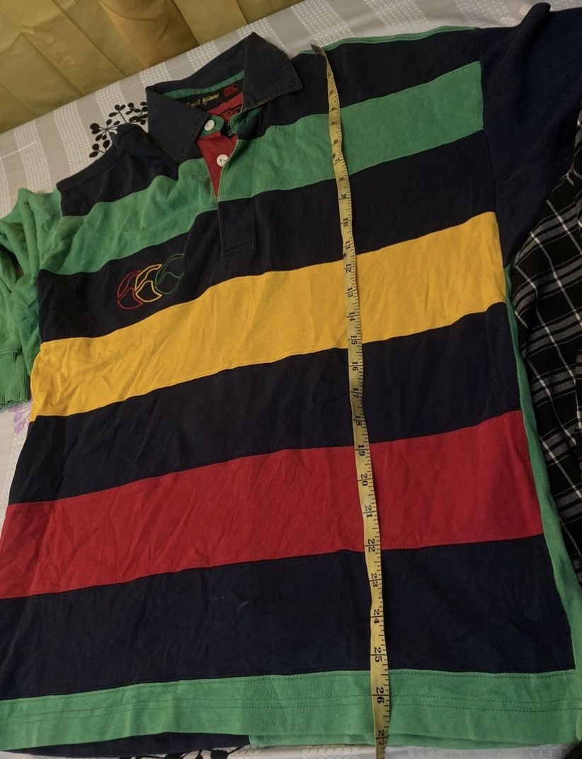 RARE VINTAGE CANTERBURY UGLY MULTICOLOR RUGBY SHIRT