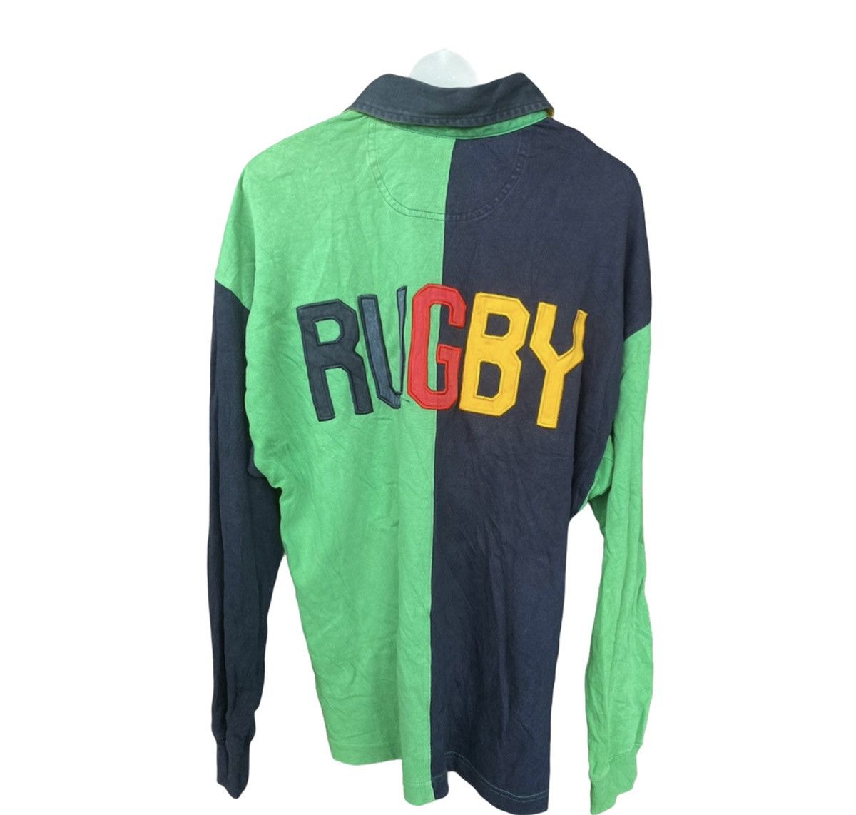 RARE VINTAGE CANTERBURY UGLY MULTICOLOR RUGBY SHIRT